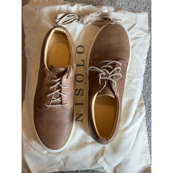 NISOLO Diego Low Top Sneaker – Men’s Size 8 – Tobacco – NEW in Box UNISEX - Picture 4 of 10